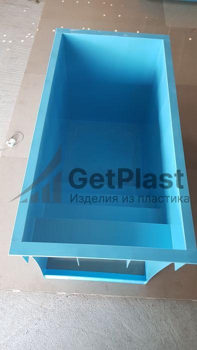 Купель 1,8х0,8х1,5м из полипропилена с лестницей