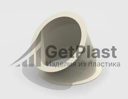 Отвод воздуховода круглого сечения 45° D350
